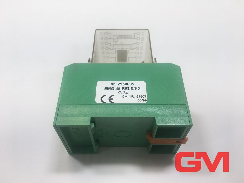 Phoenix Contact Relay Module 2950695 EMG 45-RELS/K2-G 24 24-48 V Dc