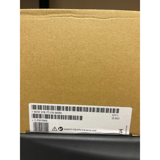 New Siemens 6ES7315-7TJ10-0AB0 6ES7 315-7TJ10-0AB0 S7-300 CPU 315T-3 PN/DP