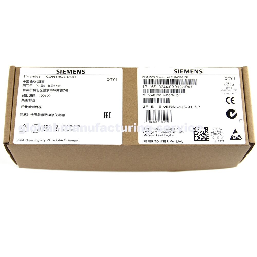 NEW Siemens 6SL3244-0BB12-1PA1 Module 6SL32440BB121PA1 DHL / UPS / FedEx
