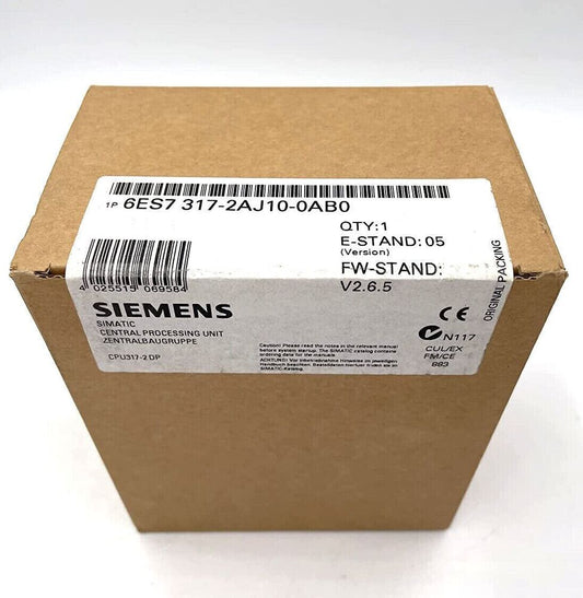Siemens 6ES7317-2AJ10-0AB0 Brand New In Box 6ES7 317-2AJ10-0AB0 Fast Shipping US