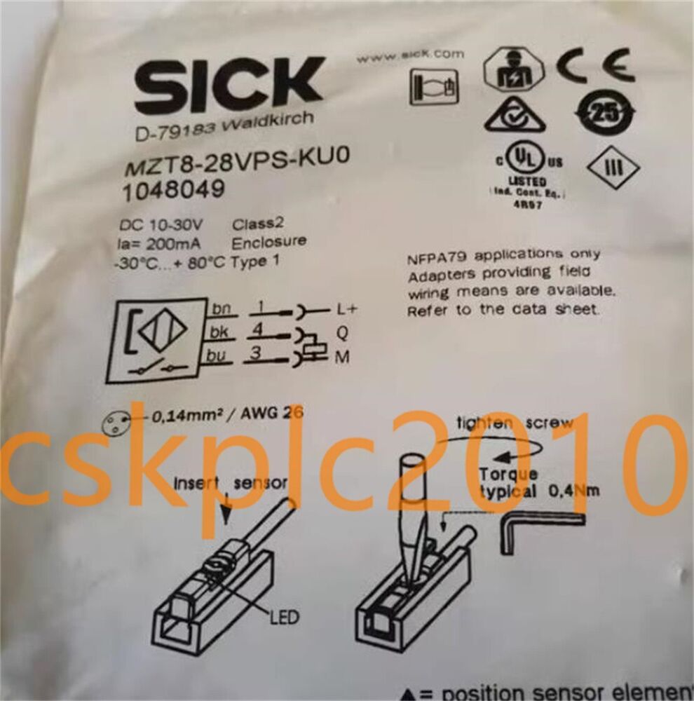 1 PCS NEW IN BOX SICK Magnetic cylinder switch MZT8-28VPS-KU0 1048049