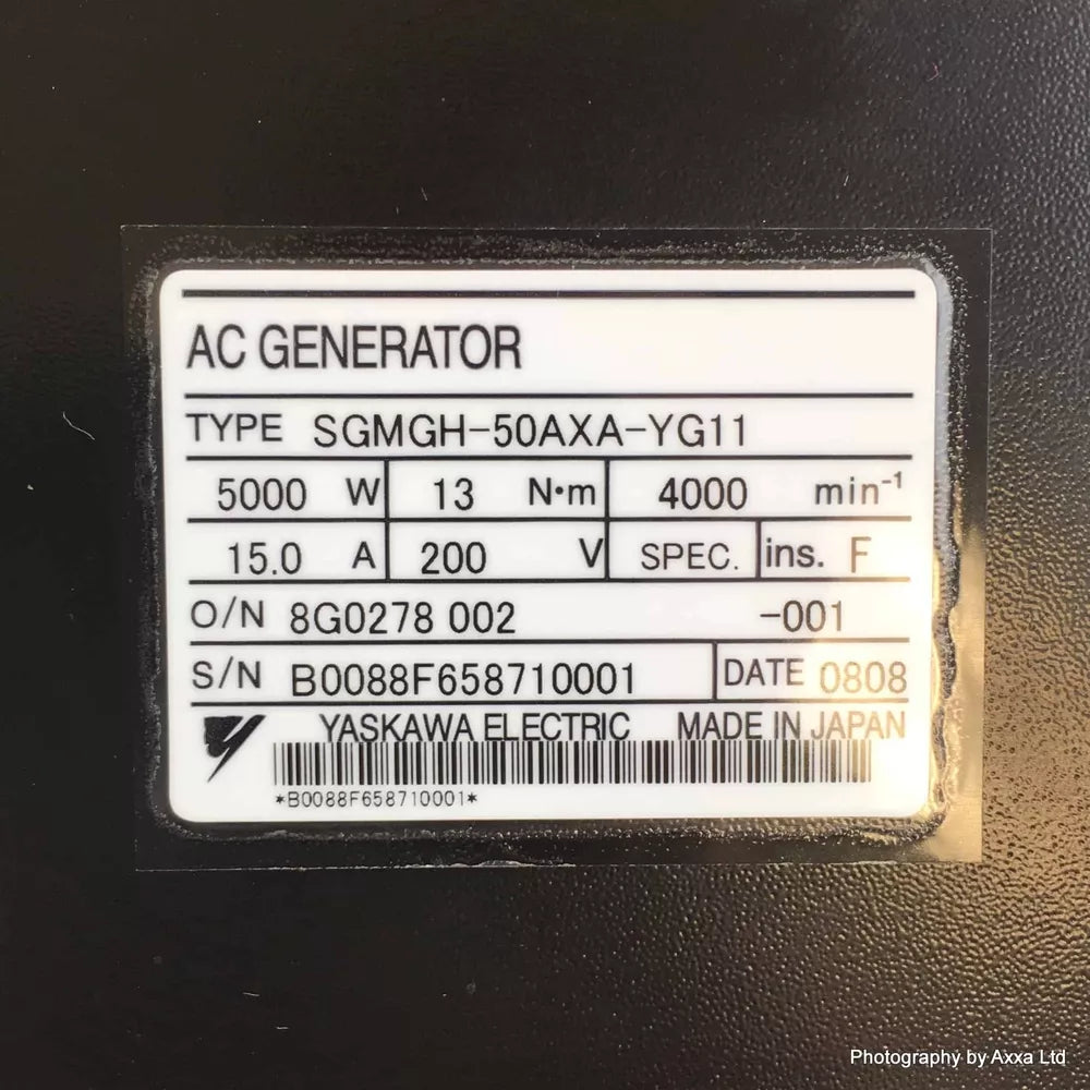 1PC New Yaskawa SGMGH-50AXA-YG11 Servo Motor Expedited Shipping