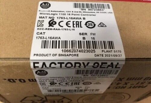 Allen Bradley 1763-L16AWA AB MicroLogix 1100 16-point Controller Fedex or DHL