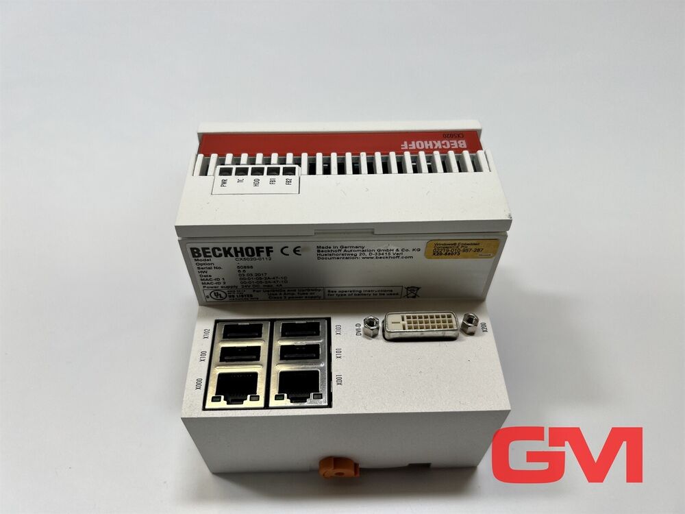 Beckhoff Cpu-Grundmodul CX5020-0112 CPU Base Unit CX5020 Module Hw 6.6