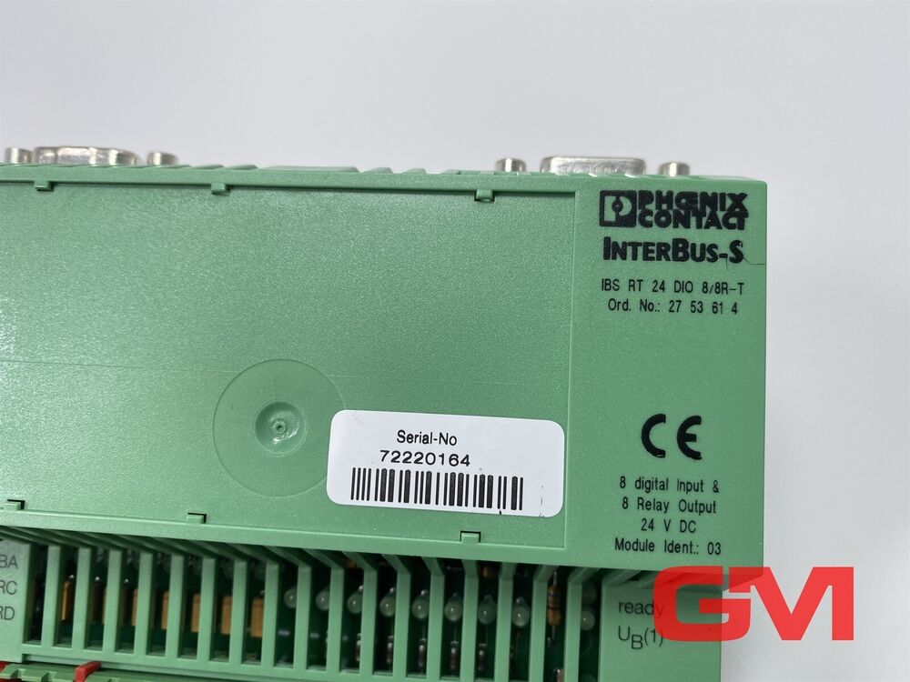Phoenix Contact I / o-Module Ibs Rt 24 Dio 8/8r-t I/O Module 2753614 Interbus