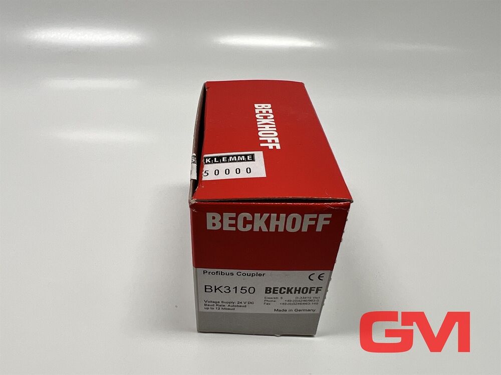 Beckhoff Control Unit BK3150 Bus Coupler Profibus Coupler Module