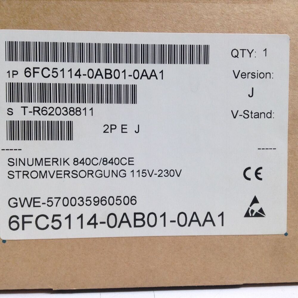 SIEMENS 6FC5114-0AB01-0AA1 POWER SUPPLY
