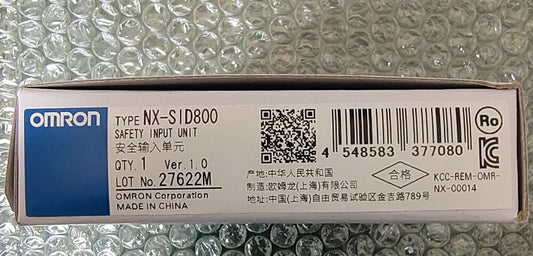 New In Box OMRON NX-SID800 DHL / UPS / FedEx