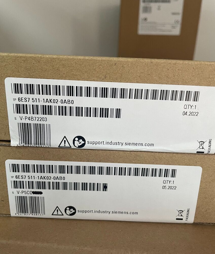 New Siemens 6ES7 511-1AK02-0AB0 6ES7511-1AK02-0AB0 SIMATIC S7-1500 CPU 1511-1 PN