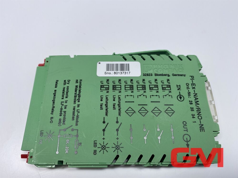 Phoenix Contact Signaltrenner 2835341 Signal Isolator Pi-ex-nam/Rno-ne Namur