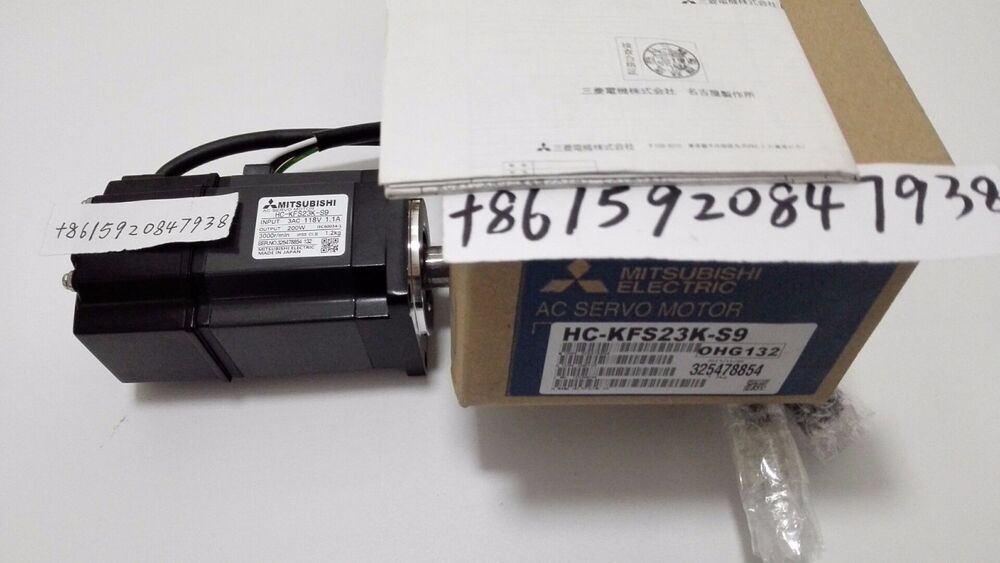 MITSUBISHI AC SERVO MOTOR HC-KFS23K-S9 NEW ORIGINAL FREE EXPEDITED SHIPPING DHL / UPS / FedEx