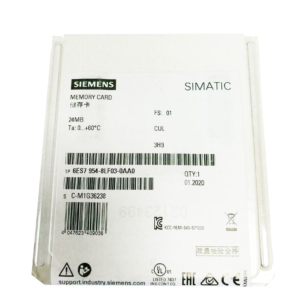 New In Box SIEMENS 6ES7954-8LF03-0AA0 6ES7 954-8LF03-0AA0 Memory Card DHL / UPS / FedEx