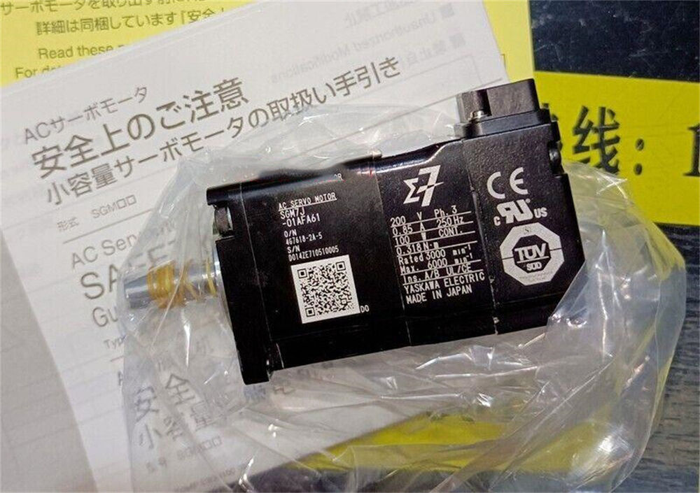 1PC New Yaskawa SGM7J-01AFA61 Servo Motor Expedited Shipping SGM7J01AFA61