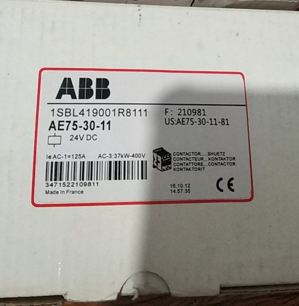 NEW ABB AE75-30-11-81 Contactor DHL / UPS / FedEx