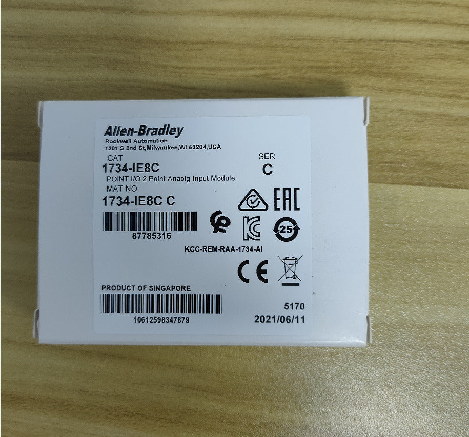 AB 1734-IE8C POINT I/O 8 Point Analog Input Module 1734IE8C 2023 New Sealed DHL / UPS / FedEx