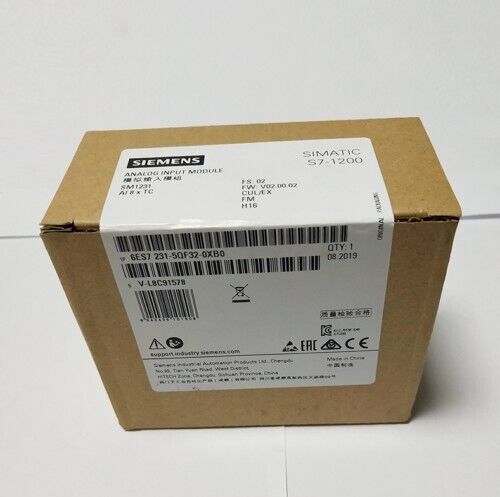 New Siemens 6ES7231-5QF32-0XB0 6ES7 231-5QF32-0XB0 S7-1200 Analog input SM 1231