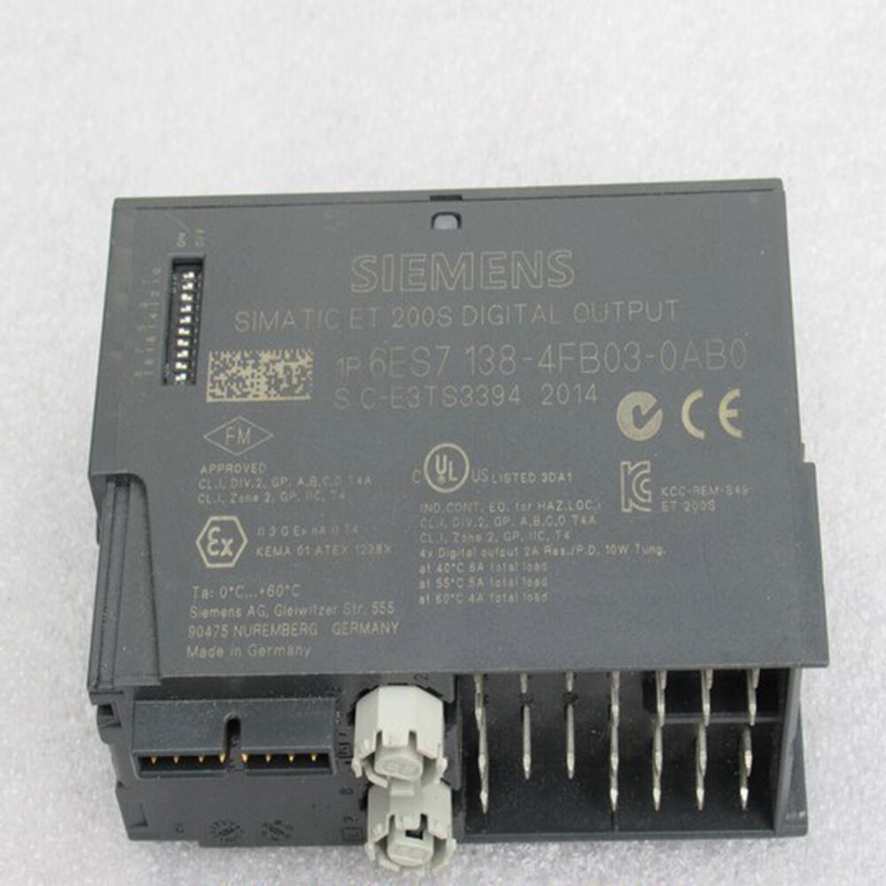 NEW SIEMENS 6ES7 138-4FB03-0AB0 Digital Output Module DHL / UPS / FedEx
