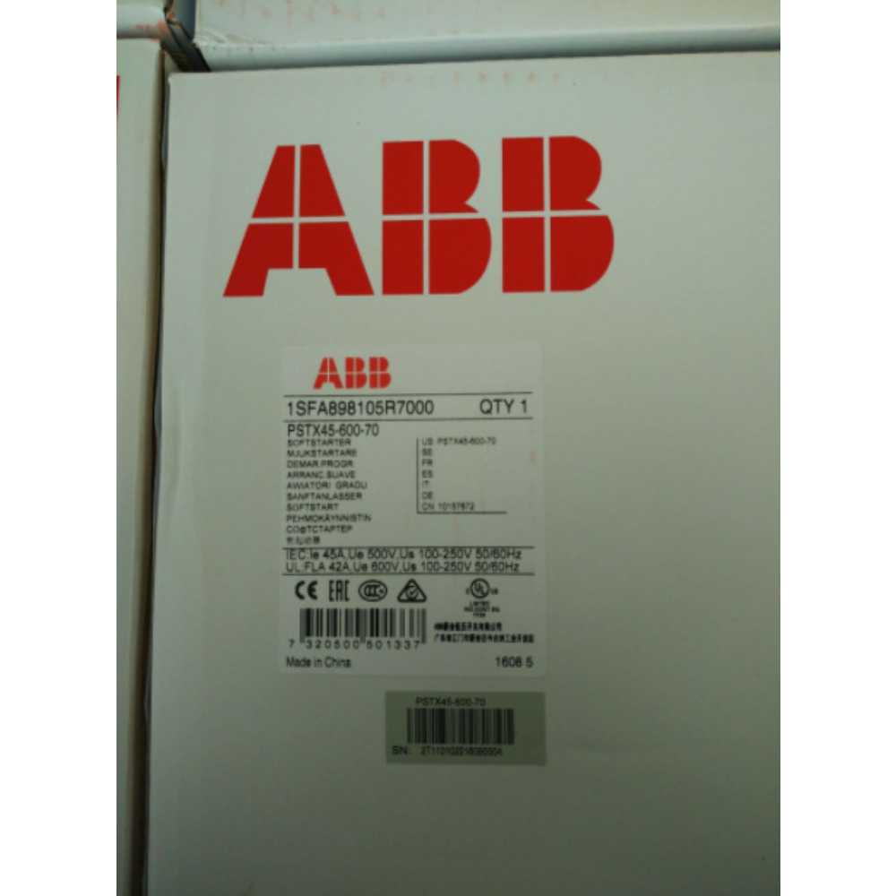 PSTX45-600-70 ABB 1SFA98105R7000 Soft Starter Brand New in Box!Spot Goods Zy