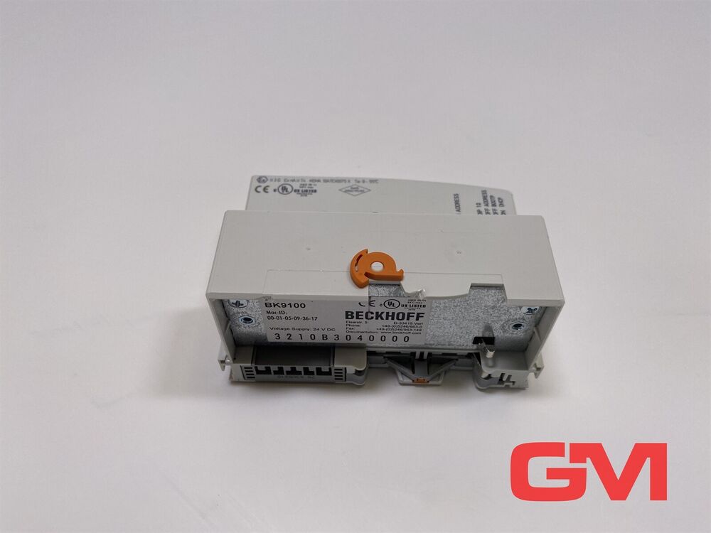 Beckhoff Control Unit BK9100 Bus Coupler Module Ethernet Tcp / IP