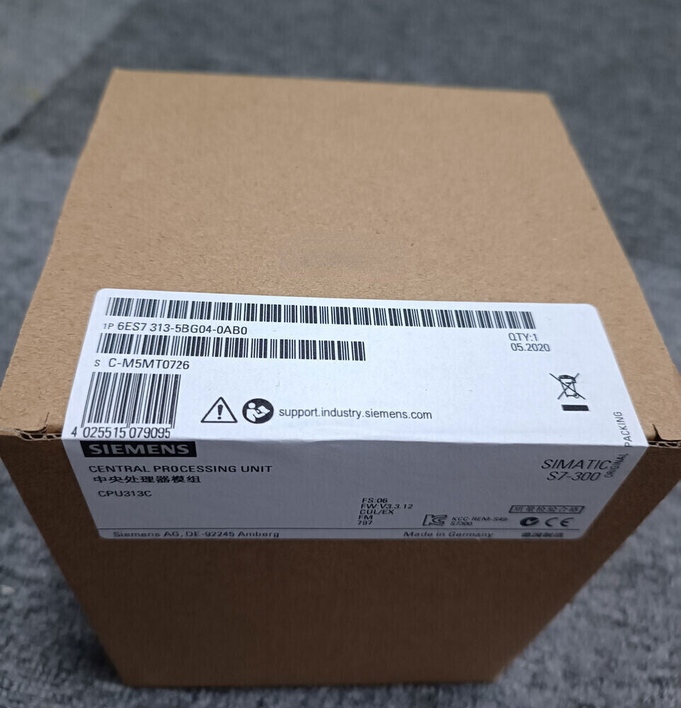 6ES7313-5BG04-0AB0 New original Siemens 6ES7 313-5BG04-0AB0 1PCS Fast delivery