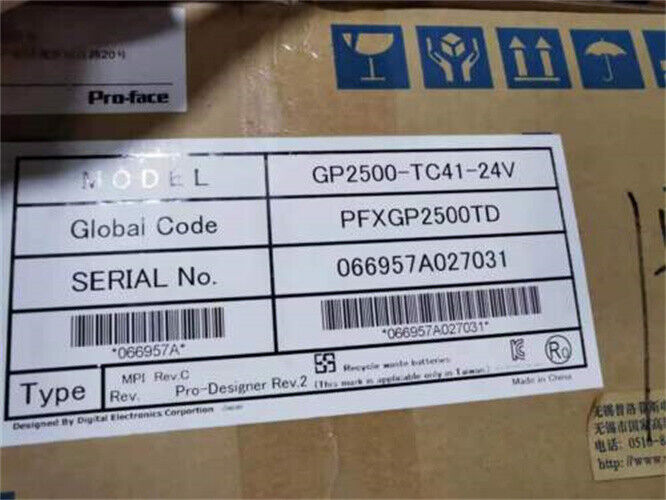 1PC New Pro-face GP2500-TC41-24V Touch Screen GP2500TC4124V Expedited Shipping DHL / UPS / FedEx