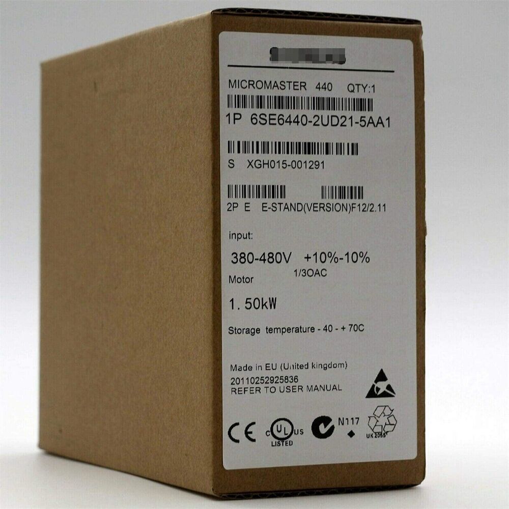 New Siemens MICROMASTER440 without filter 6SE6440-2UD21-5AA1 6SE6 440-2UD21-5AA1