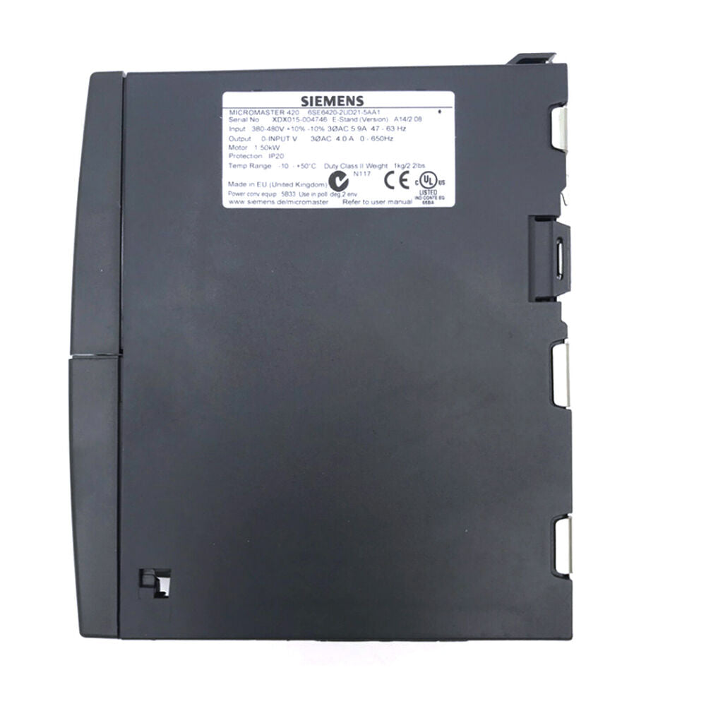 SIEMENS NEW 6SE6420-2UD21-5AA1 6SE6 420-2UD21-5AA1 PLC DRIVE 2HP 1.5 KW DHL / UPS / FedEx