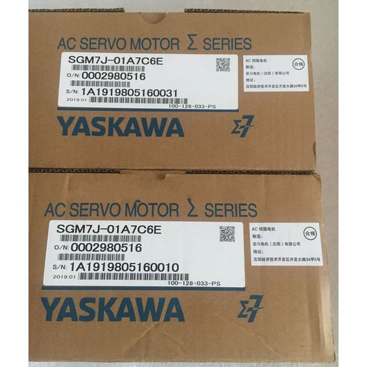 1PC New Yaskawa SGM7J-01A7C6E Servo Motor Expedited Shipping SGM7J01A7C6E