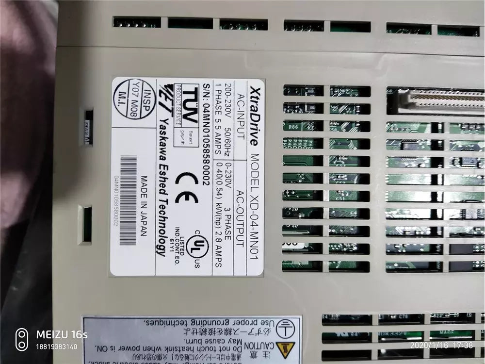 1PC New Yaskawa XD-04-MN01 Servo Driver Expedited Shipping