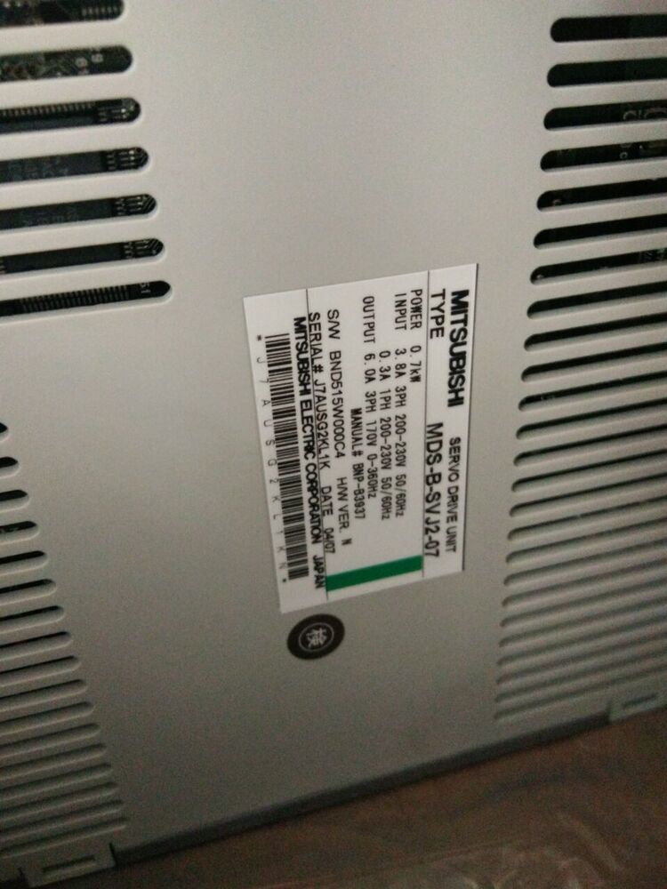 1PC MITSUBISHI AC SERVO DRIVER MDS-B-SVJ2-07 NEW ORIGINAL FREE EXPEDITED SHIPING DHL / UPS / FedEx
