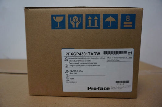 1PC New In Box Pro-face PFXGP4301TADW Touch Screen Expedited Shipping DHL / UPS / FedEx