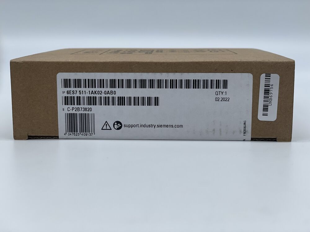 New Siemens SIMATIC S7-1500 CPU 1511-1 PN 6ES7511-1AK02-0AB0 6ES7 511-1AK02-0AB0