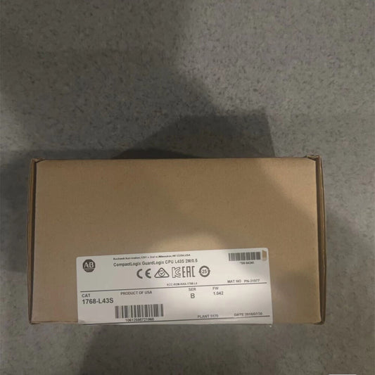 1 PCS New Factory Sealed AB 1768-L43S Compact I/O 16Pt PLC Input Module 1768L43S DHL / UPS / FedEx