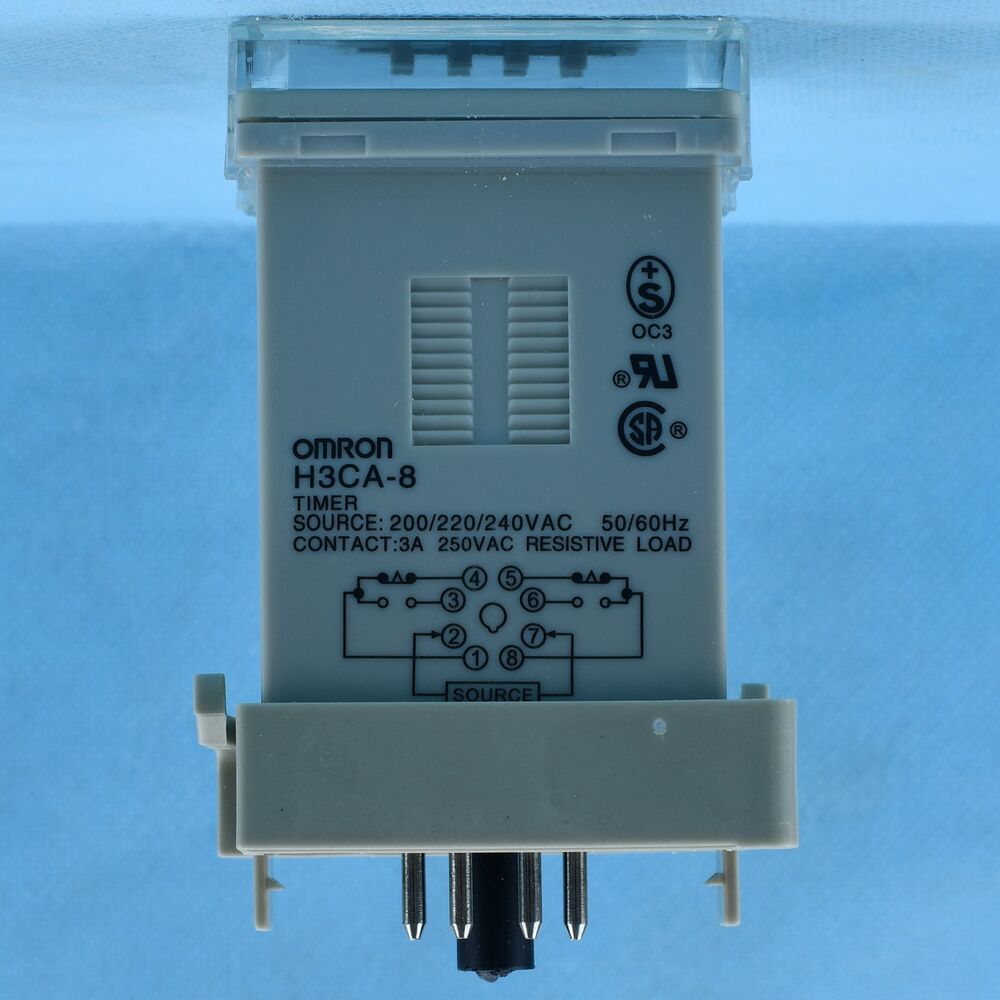 Omron Timer H3CA-8 PLC New In Box One Year Warranty DHL / UPS / FedEx