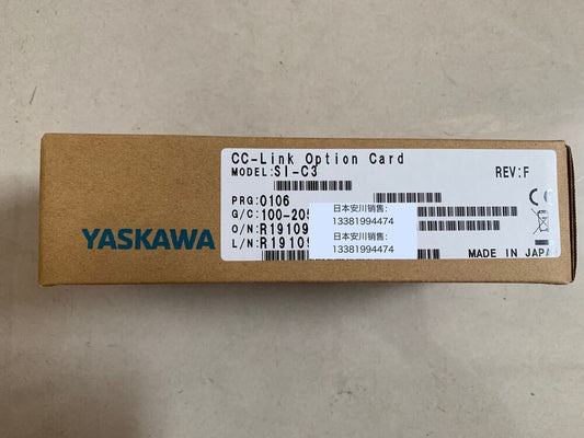 Yaskawa SI-C3 Board PLC SIC3 New In Box Expedited Shipping DHL / UPS / FedEx