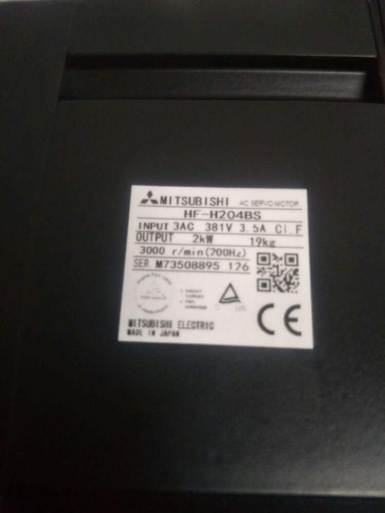 New Mitsubishi Ac Servo Motor HF-H204BS HFH204BS Free Expedited Shipping DHL / UPS / FedEX