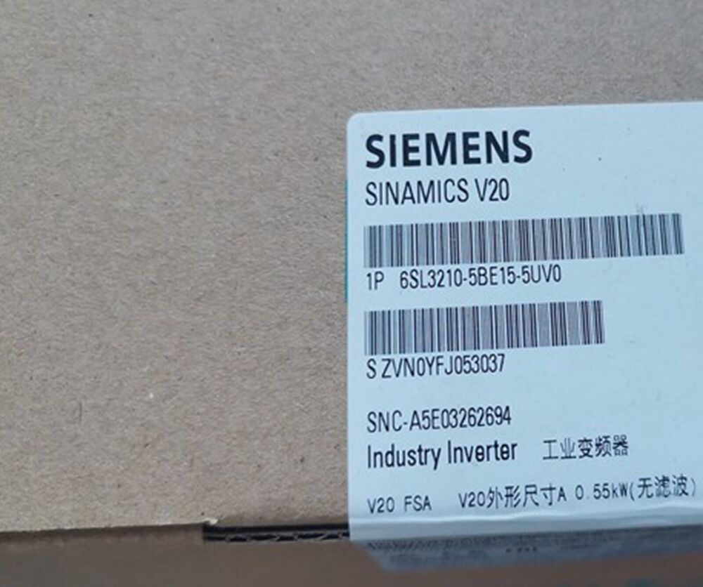 NEW Siemens 6SL3210-5BE15-5UV0 6SL3 210-5BE15-5UV0 DHL / UPS / FedEx