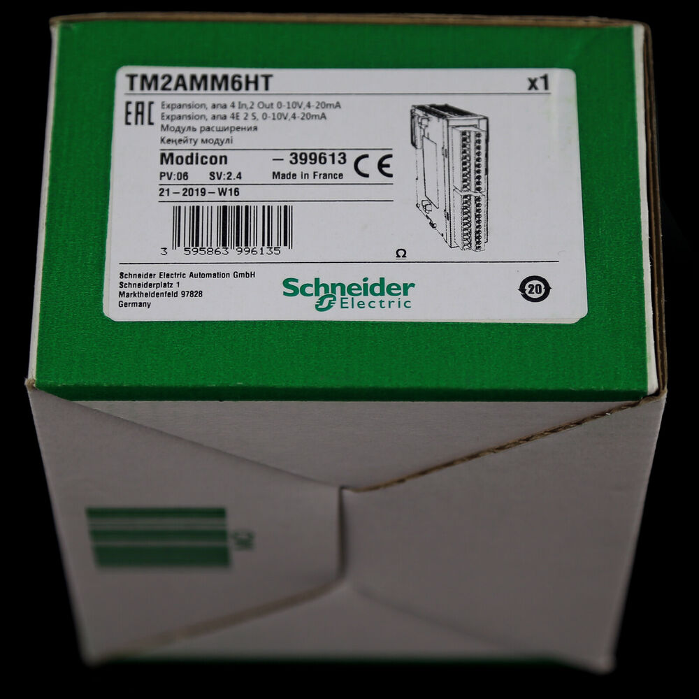 NEW Schneider PLC TWIDO Analog Mixed TM2AMM6HT ANALOGUE I/O MODULE 20mA 24VDC DHL / UPS / FedEX