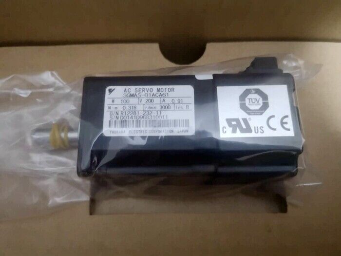 1PC New Yaskawa SGMAS-01ACA61 Servo Motor Expedited Shipping SGMAS01ACA61
