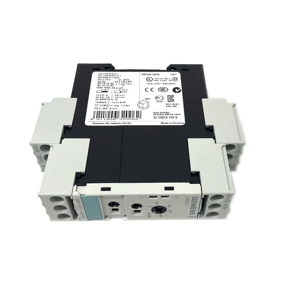 New In Box SIEMENS 3RP1505-1AP30 Multi Function Timer Relay DHL / UPS / FedEx