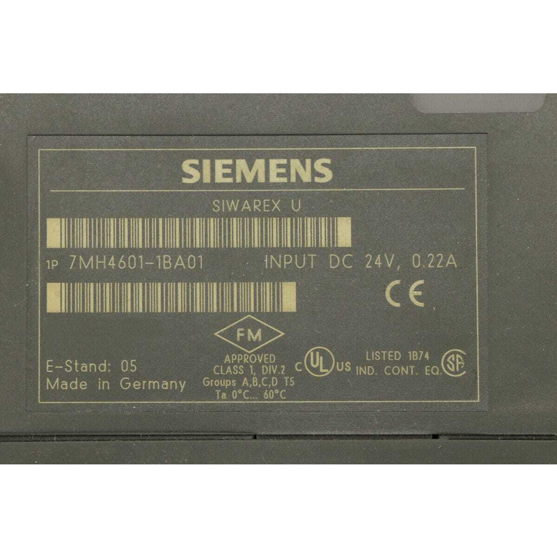 7MH4601-1BA01 SIEMENS Simatic Siwarex U Weighting Module Brand New! Fedex / DHL