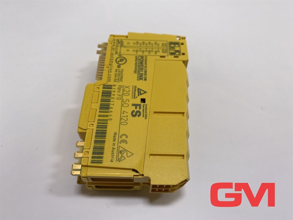 B&R Safe Output Module X20SO4120 Safety Digital Output SO4120 Revision F0