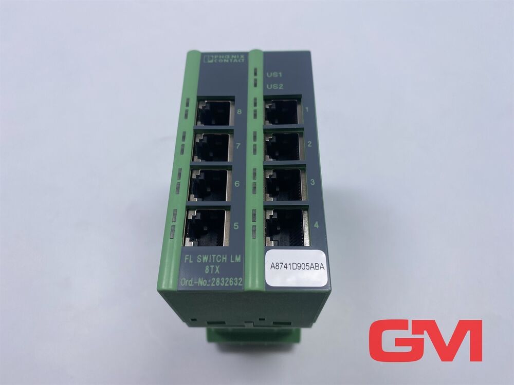 Phoenix Contact Network Distributor 2832632 Fl Switch Lm 8TX Ethernet Switch