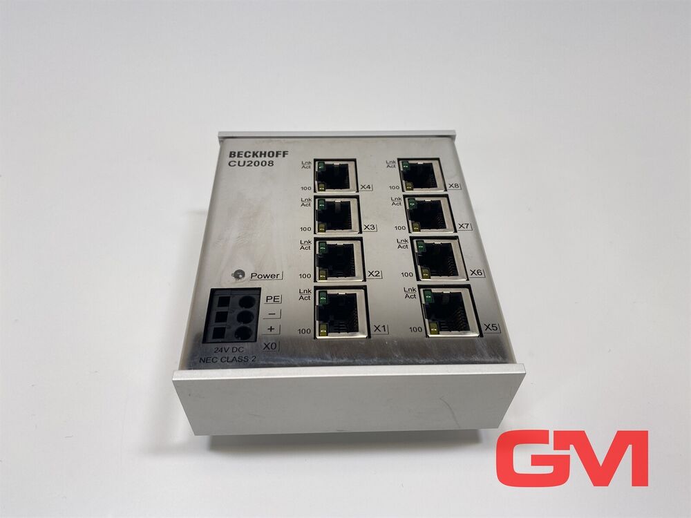 Beckhoff Ethernet Switch CU2008-0000 8 Ports Module Unit CU2008 Verteilermodul