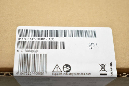 New Siemens 6ES7 512-1DK01-0AB0 6ES7512-1DK01-0AB0 CPU 1512SP-1 PN for ET 200SP