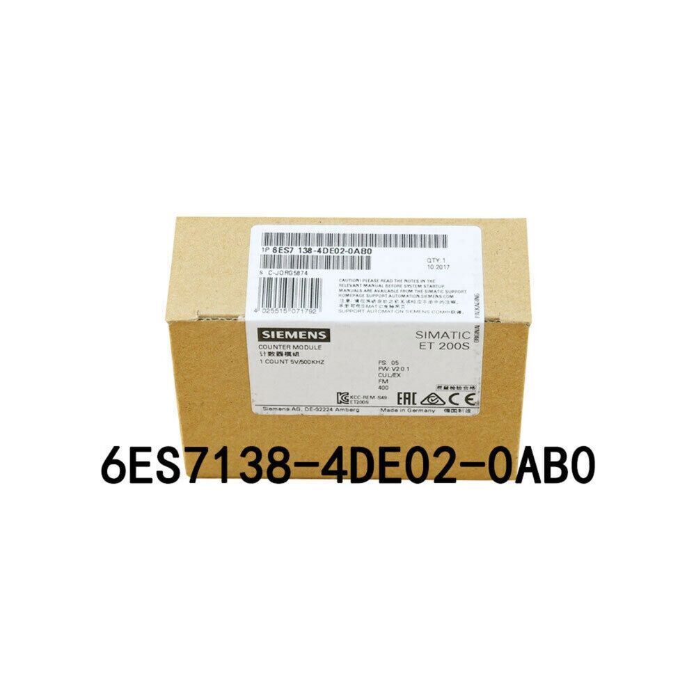 New Siemens 6ES7138-4DE02-0AB0 Electronics module for ET200S 6ES7 138-4DE02-0AB0