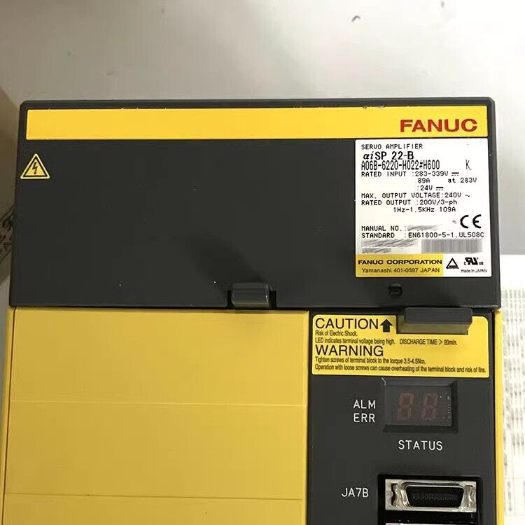 New FANUC A06B-6220-H022#H600 Servo Drive A06B6220H022#H600 Expedited Shipping UPS / DHL / Fedex
