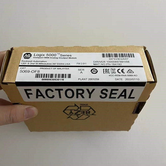 New AB 5069-OF8 SER A Compact 5000 Analog Output Module 5069OF8 Factory Sealed DHL / UPS / FedEx