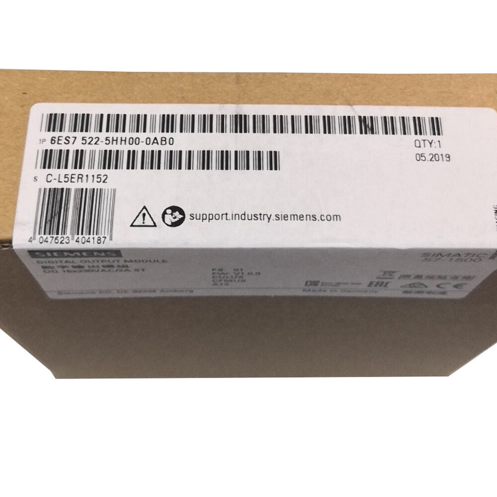 New In Box SIEMENS 6ES7522-5HH00-0AB0 6ES7 522-5HH00-0AB0 Digital Output DHL / UPS / FedEx