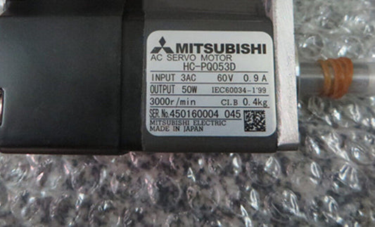 Mitsubishi HC-PQ053D AC Servo Motor HCPQ053D New In Box Expedited Shipping DHL / UPS / FedEx